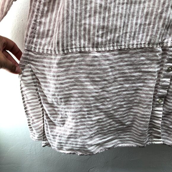 Unbranded Womens Long Sleeve Linen Top Size M-L Read - Picture 8 of 10